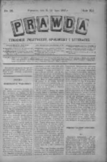 Prawda. Tygodnik polityczny, społeczny i literacki 1892, Nr 30
