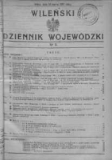 Wileński Dziennik Wojewódzki 1931, Nr 2