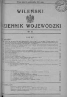 Wileński Dziennik Wojewódzki 1931, Nr 10