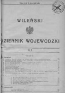 Wileński Dziennik Wojewódzki 1932, Nr 5