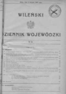 Wileński Dziennik Wojewódzki 1932, Nr 6