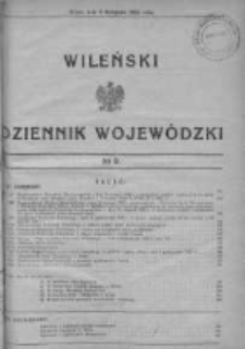 Wileński Dziennik Wojewódzki 1932, Nr 9