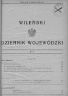 Wileński Dziennik Wojewódzki 1932, Nr 11