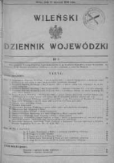 Wileński Dziennik Wojewódzki 1933, Nr 1