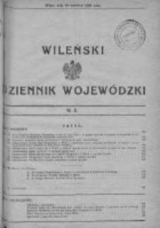 Wileński Dziennik Wojewódzki 1933, Nr 6
