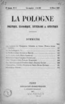 La Pologne : Politique, Economique, Litteraire et Artistique 1927 An. 8, Nr 6