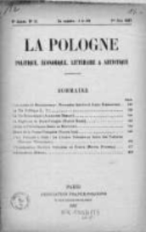 La Pologne : Politique, Economique, Litteraire et Artistique 1927 An. 8, Nr 11