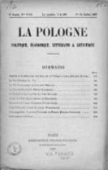 La Pologne : Politique, Economique, Litteraire et Artistique 1927 An. 8, Nr 13 i 14
