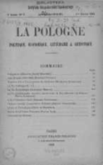 La Pologne : Politique, Economique, Litteraire et Artistique 1928 An. 9, Nr 3