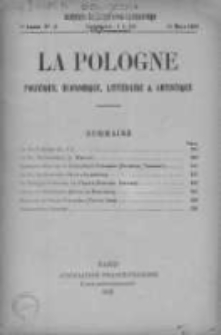 La Pologne : Politique, Economique, Litteraire et Artistique 1928 An. 9, Nr 6