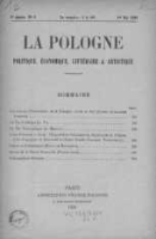 La Pologne : Politique, Economique, Litteraire et Artistique 1928 An. 9, Nr 9