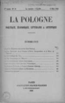 La Pologne : Politique, Economique, Litteraire et Artistique 1928 An. 9, Nr 10