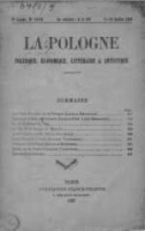 La Pologne : Politique, Economique, Litteraire et Artistique 1928 An. 9, Nr 13 i 14