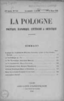 La Pologne : Politique, Economique, Litteraire et Artistique 1929 An. 10, Nr 5 i 6