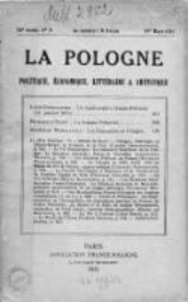 La Pologne : Politique, Economique, Litteraire et Artistique 1931 An. 12, Nr 3