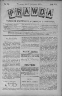 Prawda. Tygodnik polityczny, społeczny i literacki 1892, Nr 51