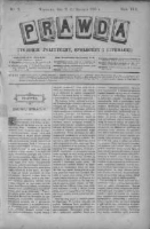 Prawda. Tygodnik polityczny, społeczny i literacki 1893, Nr 3