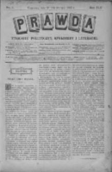 Prawda. Tygodnik polityczny, społeczny i literacki 1893, Nr 4