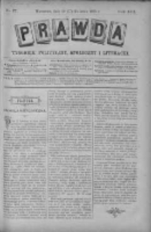 Prawda. Tygodnik polityczny, społeczny i literacki 1893, Nr 17