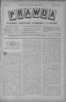 Prawda. Tygodnik polityczny, społeczny i literacki 1893, Nr 19
