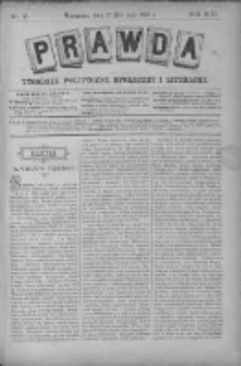 Prawda. Tygodnik polityczny, społeczny i literacki 1893, Nr 21