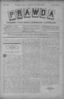 Prawda. Tygodnik polityczny, społeczny i literacki 1893, Nr 23