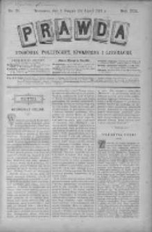 Prawda. Tygodnik polityczny, społeczny i literacki 1893, Nr 31