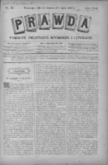 Prawda. Tygodnik polityczny, społeczny i literacki 1893, Nr 32