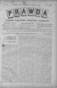 Prawda. Tygodnik polityczny, społeczny i literacki 1893, Nr 35