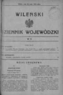 Wileński Dziennik Wojewódzki 1934, Nr 8