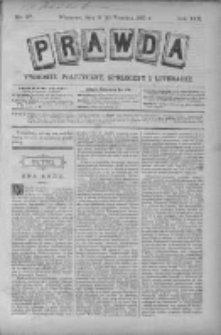 Prawda. Tygodnik polityczny, społeczny i literacki 1893, Nr 37