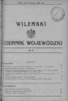 Wileński Dziennik Wojewódzki 1934, Nr 9