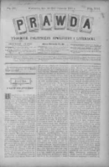Prawda. Tygodnik polityczny, społeczny i literacki 1893, Nr 39