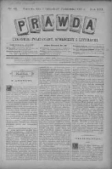 Prawda. Tygodnik polityczny, społeczny i literacki 1893, Nr 45