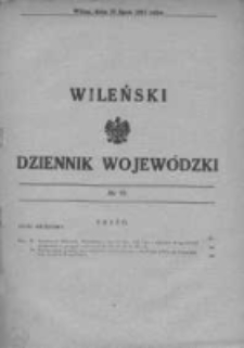 Wileński Dziennik Wojewódzki 1935, Nr 10
