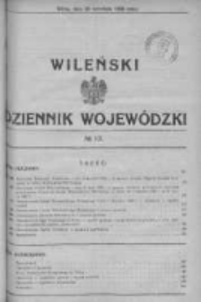 Wileński Dziennik Wojewódzki 1936, Nr 13
