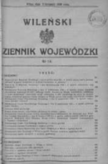 Wileński Dziennik Wojewódzki 1936, Nr 14