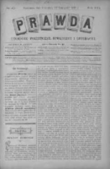 Prawda. Tygodnik polityczny, społeczny i literacki 1893, Nr 49