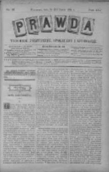 Prawda. Tygodnik polityczny, społeczny i literacki 1894, Nr 12