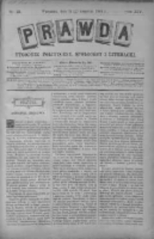 Prawda. Tygodnik polityczny, społeczny i literacki 1894, Nr 15
