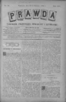 Prawda. Tygodnik polityczny, społeczny i literacki 1894, Nr 16