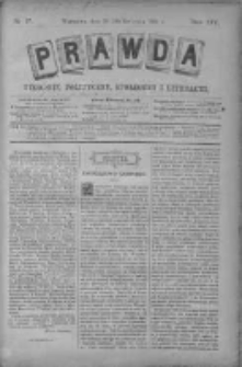 Prawda. Tygodnik polityczny, społeczny i literacki 1894, Nr 17