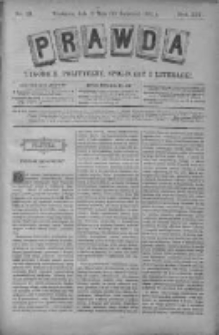 Prawda. Tygodnik polityczny, społeczny i literacki 1894, Nr 19