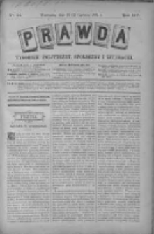 Prawda. Tygodnik polityczny, społeczny i literacki 1894, Nr 24