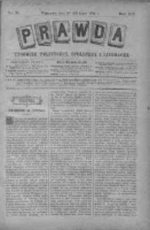 Prawda. Tygodnik polityczny, społeczny i literacki 1894, Nr 30