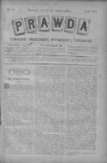 Prawda. Tygodnik polityczny, społeczny i literacki 1894, Nr 34