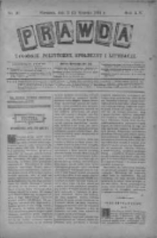Prawda. Tygodnik polityczny, społeczny i literacki 1894, Nr 37