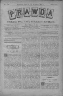 Prawda. Tygodnik polityczny, społeczny i literacki 1894, Nr 39