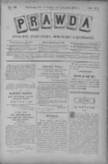Prawda. Tygodnik polityczny, społeczny i literacki 1894, Nr 49