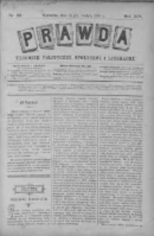 Prawda. Tygodnik polityczny, społeczny i literacki 1894, Nr 50
